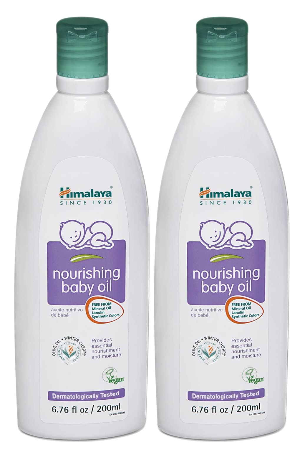 Himalaya Nourishing Baby Oil 200ml (2 Pack)