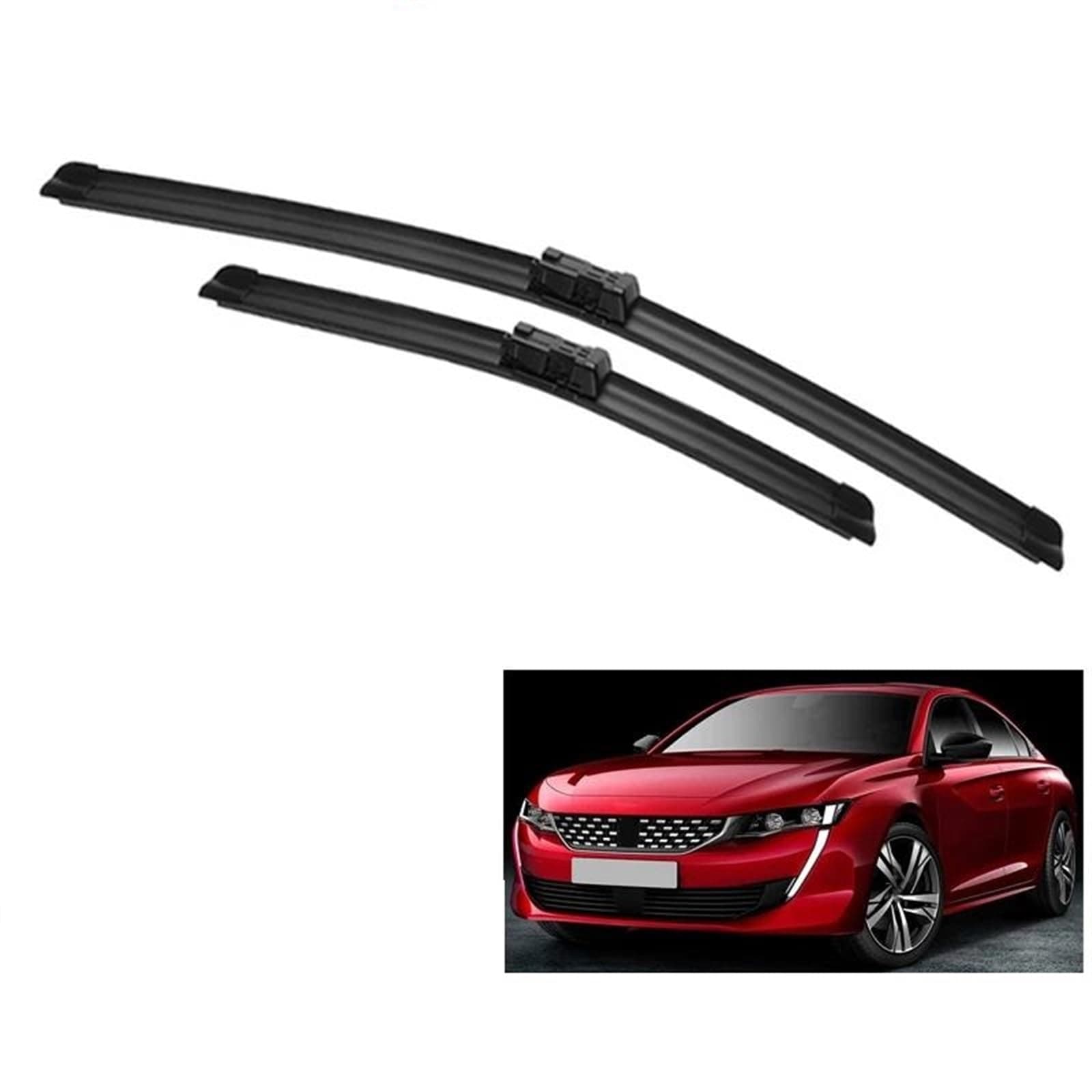 Windshield Wiper For Peugeot 508 Mk2 2018 2019 2020 2021 2022 Car Front Wiper Blades Windscreen Windshield Accessories Windows Brushes