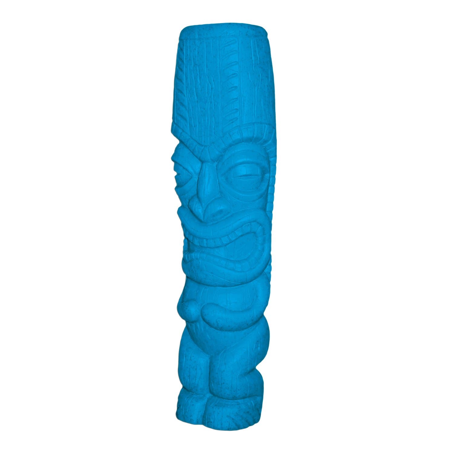 Large Squeeki Tiki Dog Toy, Blue