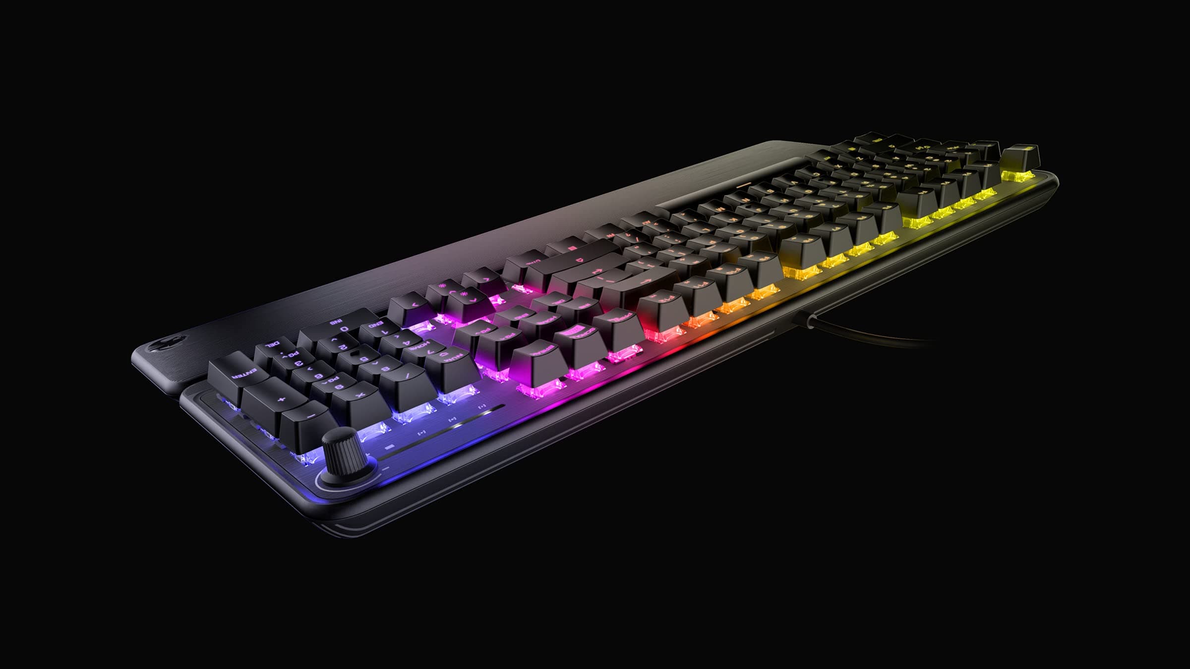 Roccat Pyro Keyboard (Mechanical), Linear Switch US Layout, EU Packaging Pc