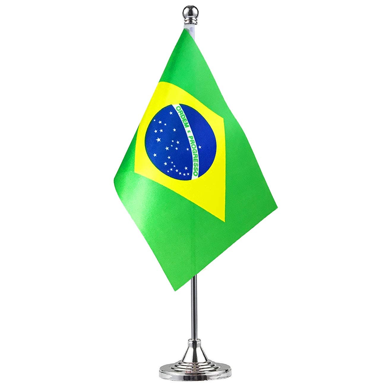 GentleGirl Brazil Flag Brazilian Flag Table Flag,Desk Flag,Office Flag,International World Country Flags Banners,Festival Events Celebration,Office Decoration,Desk,Home Decoration