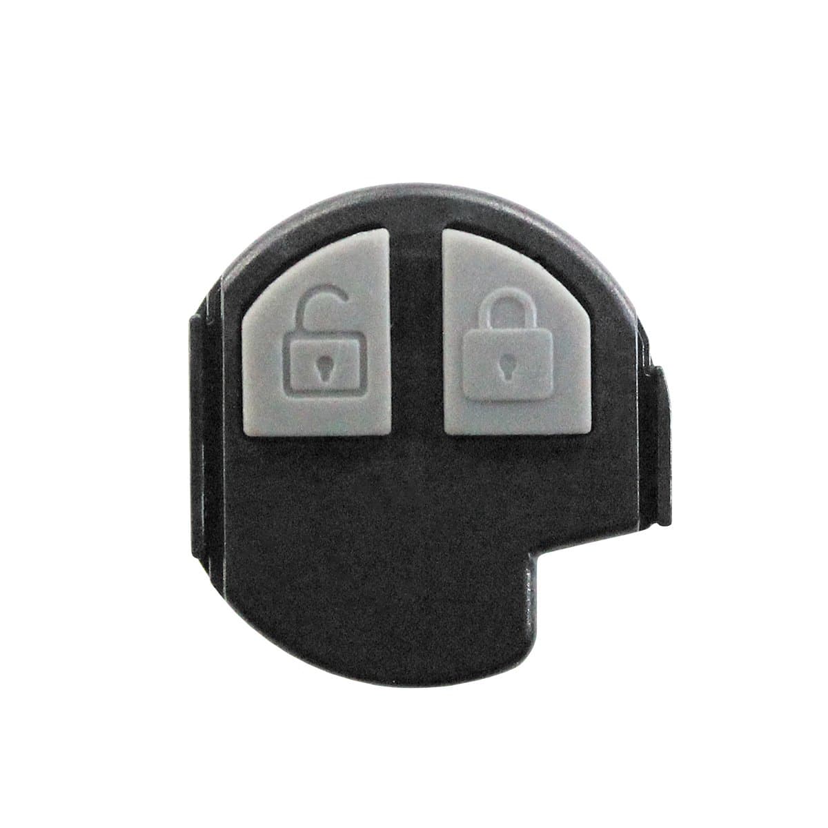 Eraser 2 Buttons Replacement Remote Control Key Shell Black and Grey Suzuki Swift SX4 Opel Agila Fiat Sedici Nissan Pixo chiavit RICAMBI Shell Car Keys Logo Cover Buttons Membrane