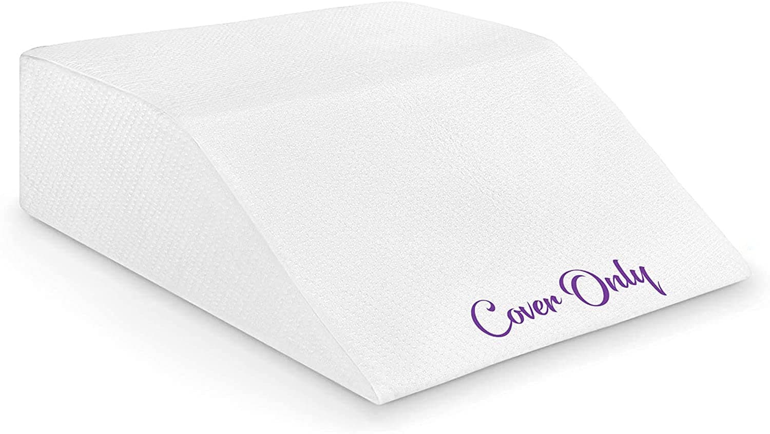 Ebung Leg Wedge Elevation Pillow for Sleeping Circulation Supportive Bed Pillow Leg Swelling Foot & Knee Discom (cover only)