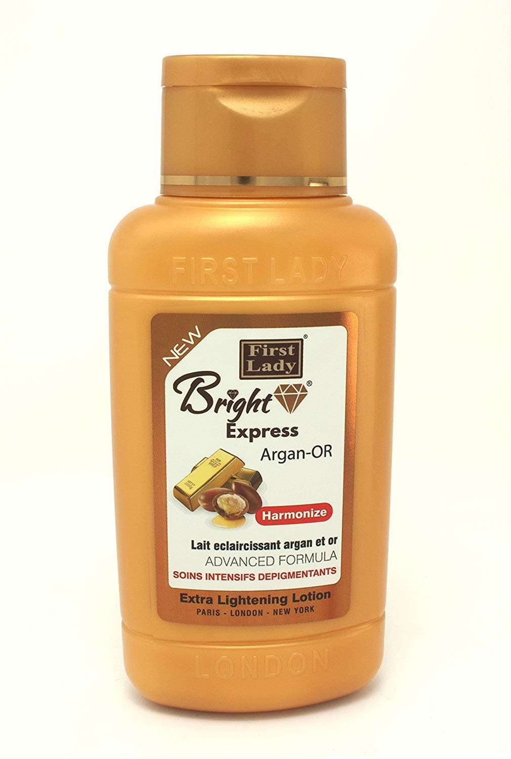 Bright Express Argan OR Gold Extra Skin Brightening Lotion 500ml - with Kojic Acid for dark spots