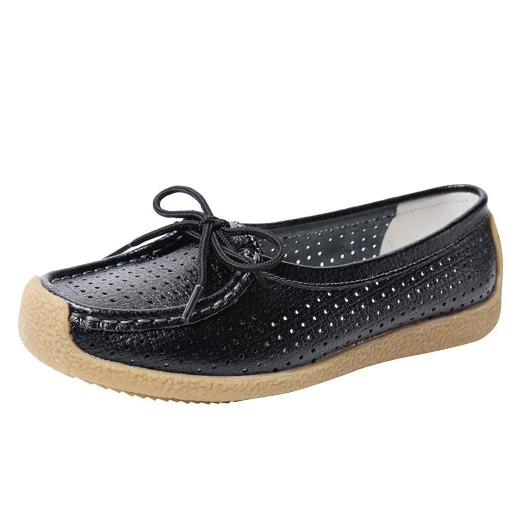 Severkill Women's Classic Leather Penny Loafers Driving Moccasins Casual Slip On Boat Shoes Fashion Comfort Flats