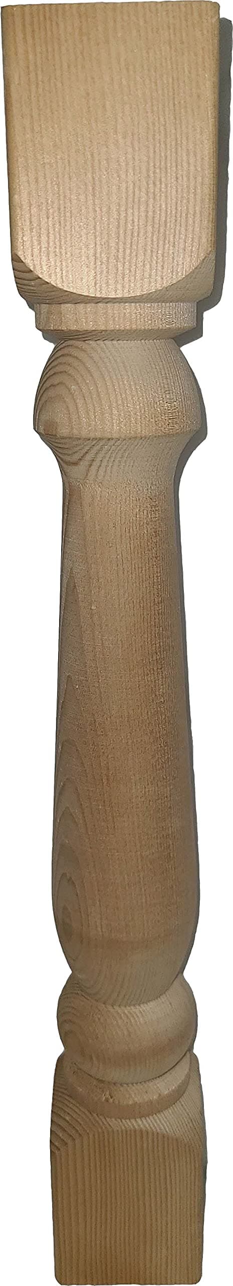Hemlock Wood Baluster Spindle Colonial (Nominal 2" X 2" X 12")(Actual 1 5/8" x 1 5/8" x 12")10 Per Box