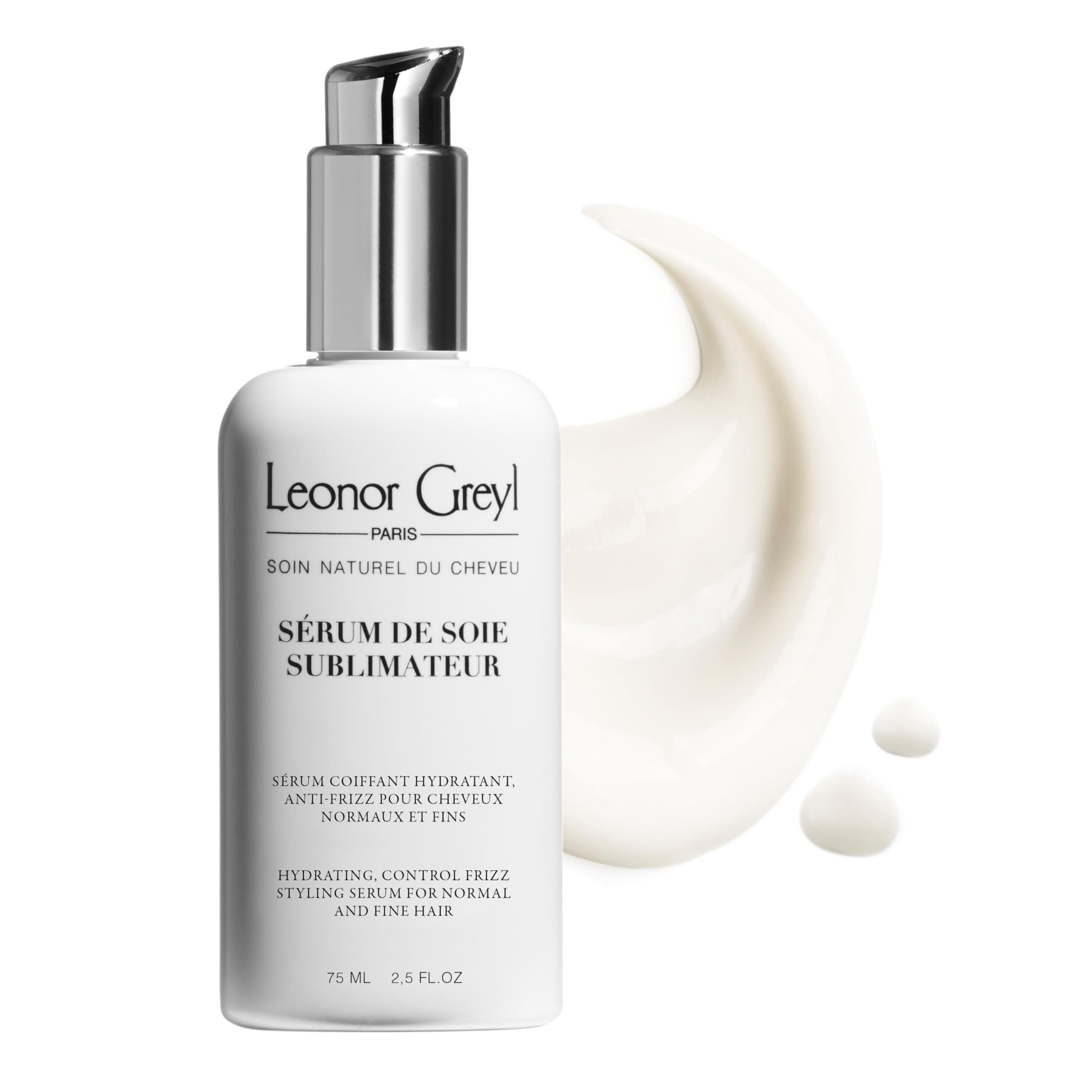 Frizz Control & Styling Serum Paris - Serum De Soie Sublimateur - Light Conditioning Styling Serum for Dry and Fine Hair (2.5 Oz)