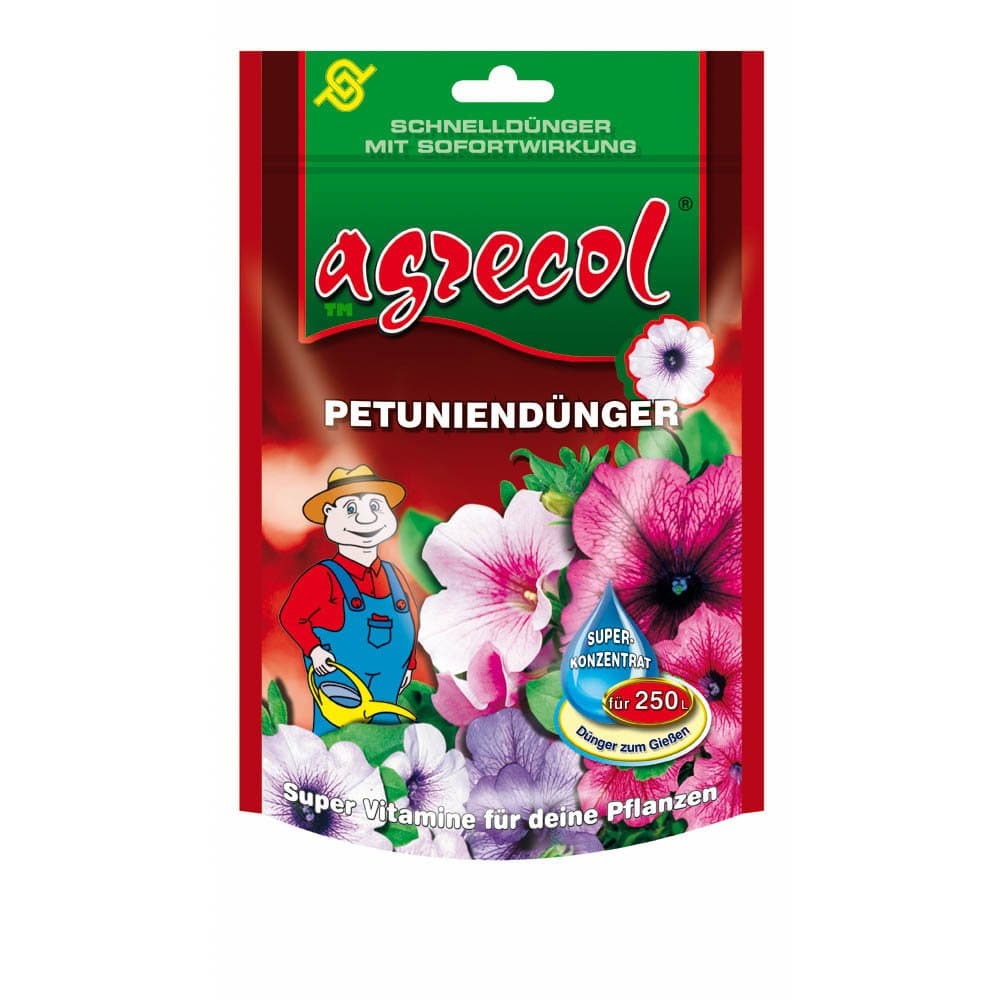 Premium fertiliser for petunia, begonia and surfinia with fast action, highly concentrated for 200 l of water and highly efficient