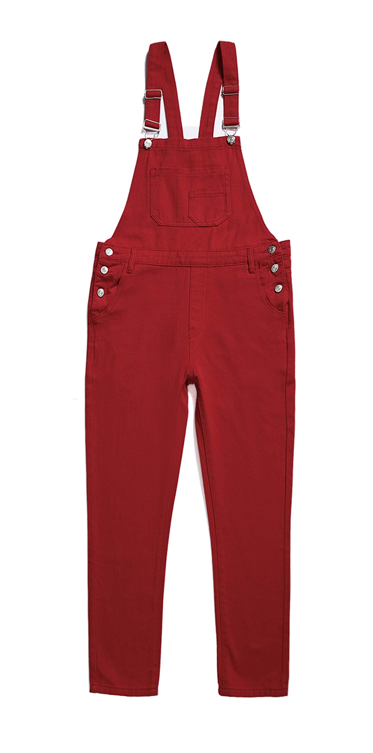 Cute Womens Overalls, Red