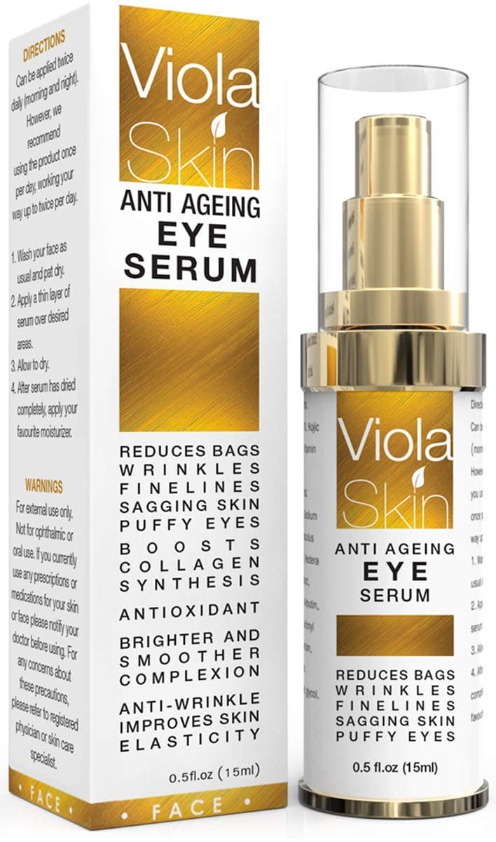 Viola Skin Anti Ageing Eye Serum Dark Circles & Puffiness, 15 ml