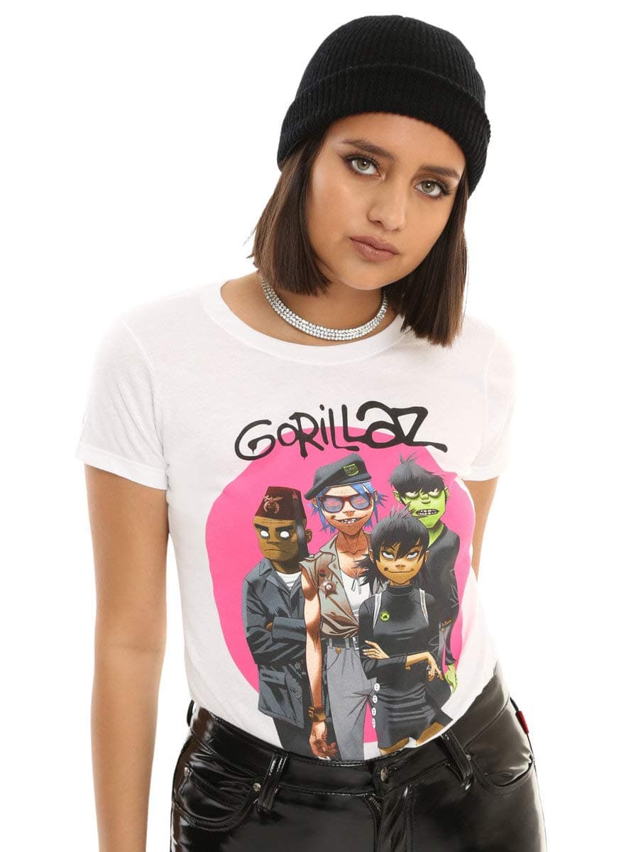 Hot Topic Gorillaz Group Girls T-Shirt