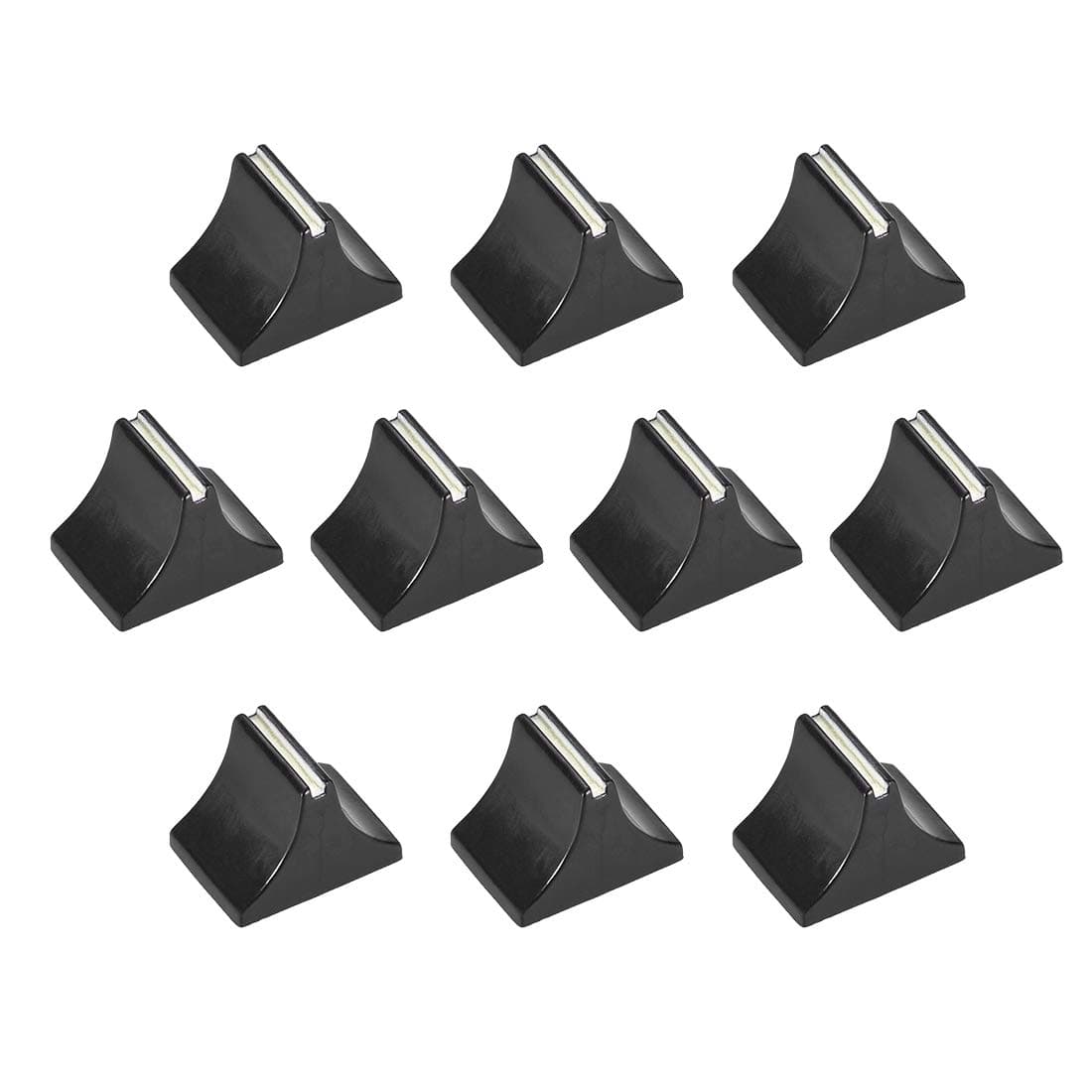 uxcell Straight Sliding Potentiometer Push-Pull Cap for Volume Tone Fader Cap Stage Lighting Dimming Cap 10pcs