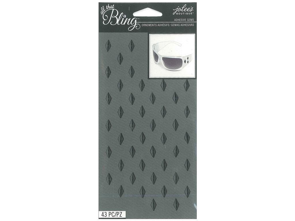 Jolee's Boutique All That Bling Diamond Gem Stickers, Black