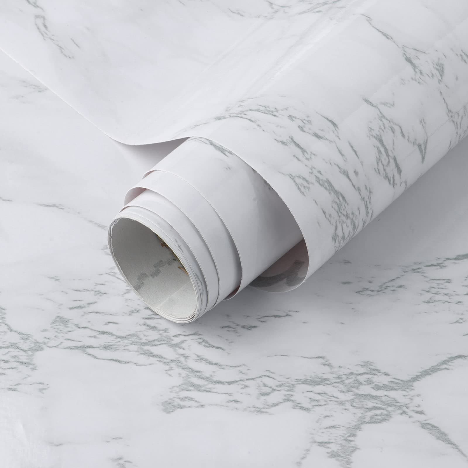 Timeet Marble Sticky Back Plastic Granite Self Adhesive Wallpaper Waterproof Marble Contact Paper Vinyl Film Wrap kitchen Worktop Furniture Sticker Bathroom Wall Door Peel and Stick Wallpaper 40x300cm