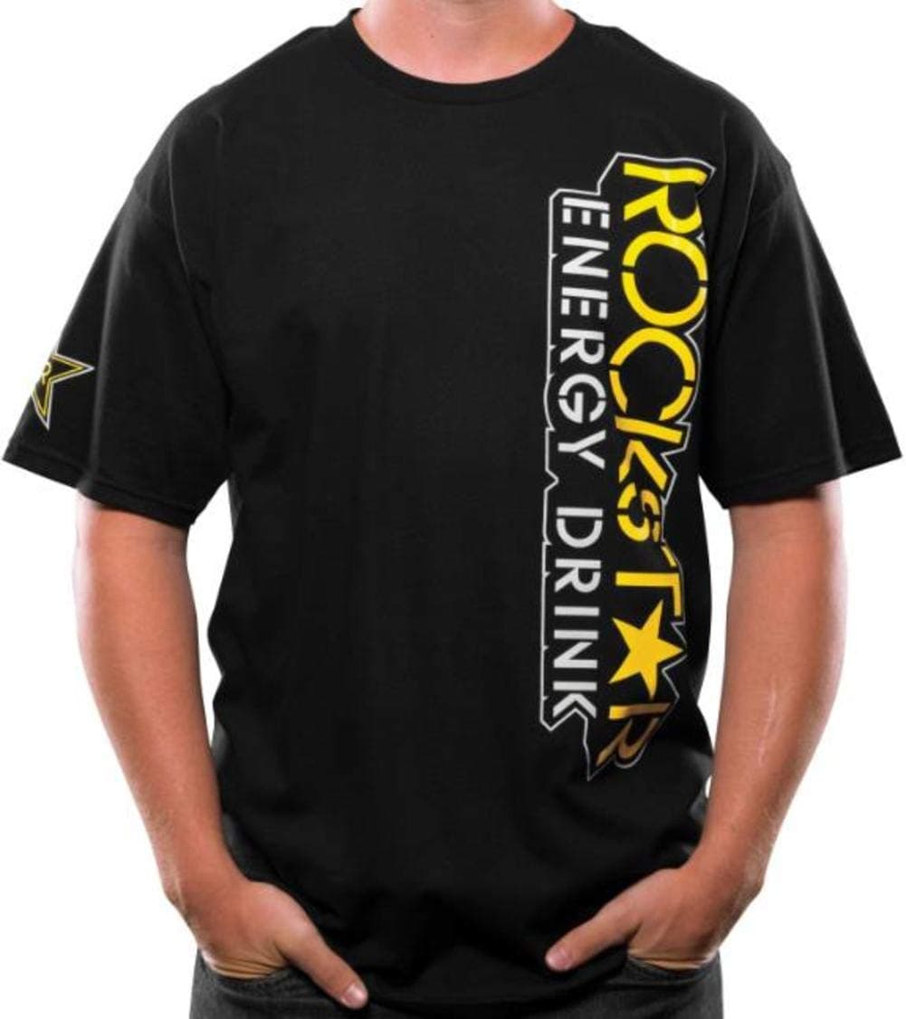 Answer Racing Mens Rocker Rockstar Short-Sleeve Shirts, Black, Large