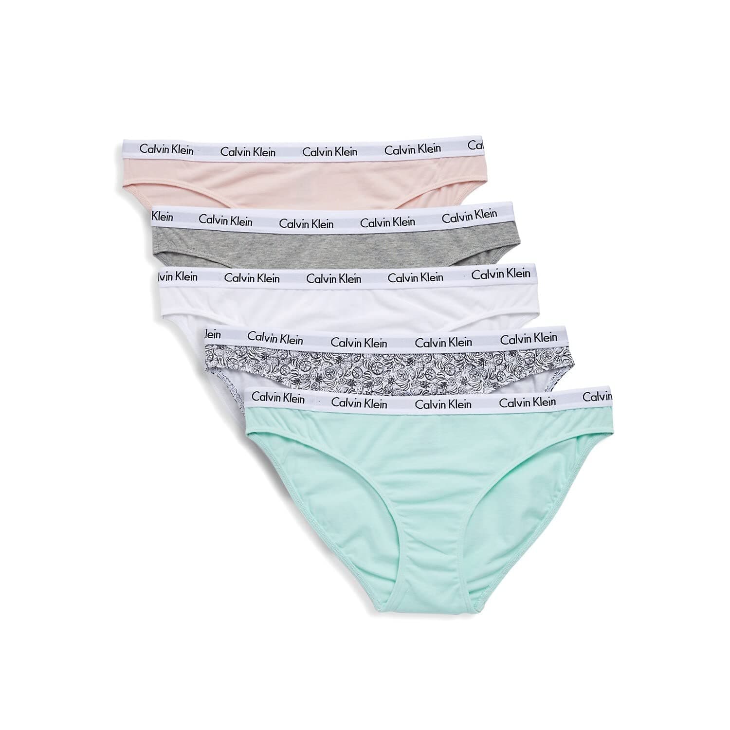 Women`s Underwear Carousel Bikini 5 Pack (Grey(QP2135-462)/P_G1, X-Large)