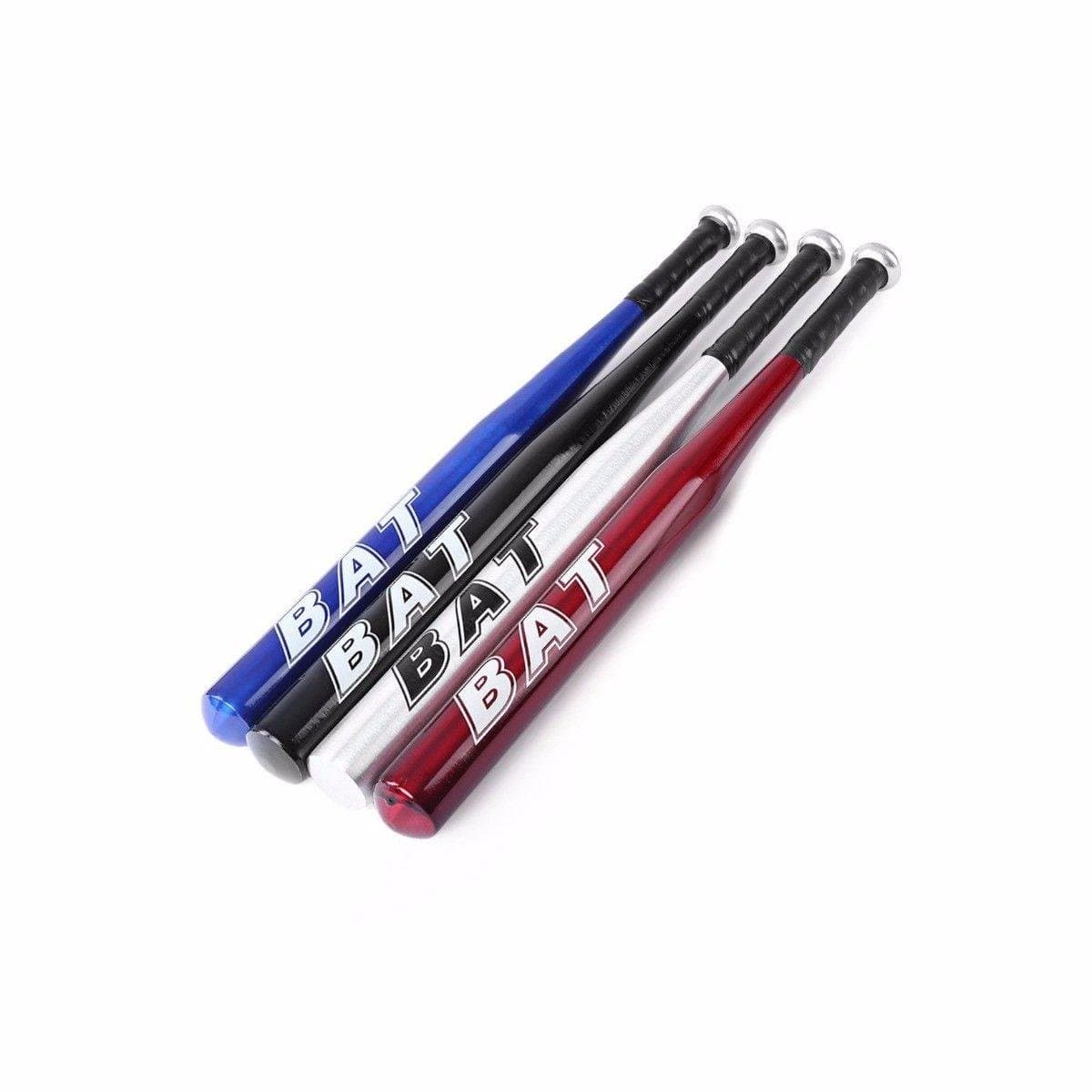 Metal ALLOY BASEBALL BAT -Ideal For Outdoor Sports, Anti Skid Handle, Asstd Colours, 62cm & LED Keychain Light