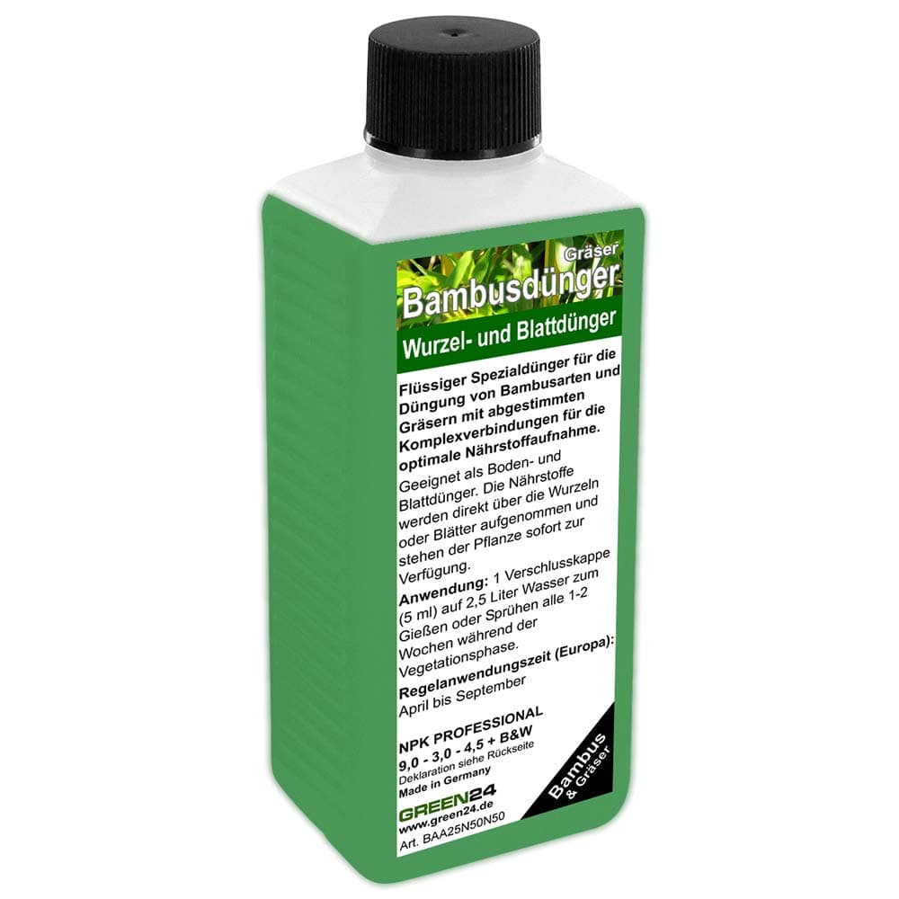 Bamboo Liquid Fertilizer HighTech NPK for bamboos and Grasses, Root/foliar - Professional Plant Food