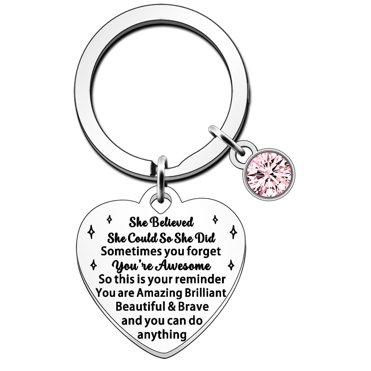 Proud of You Gifts for Her Inspirational Gifts for Women Exam Well Done Gifts Graduation Gifts for Her Congratulations Gifts Keyring She Did