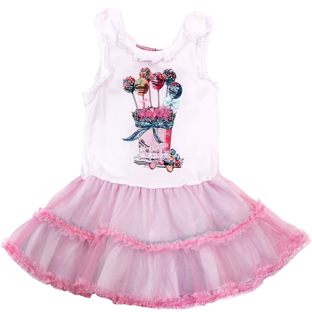 (Italy) Baby Girls Fashion Tulle Party Dress