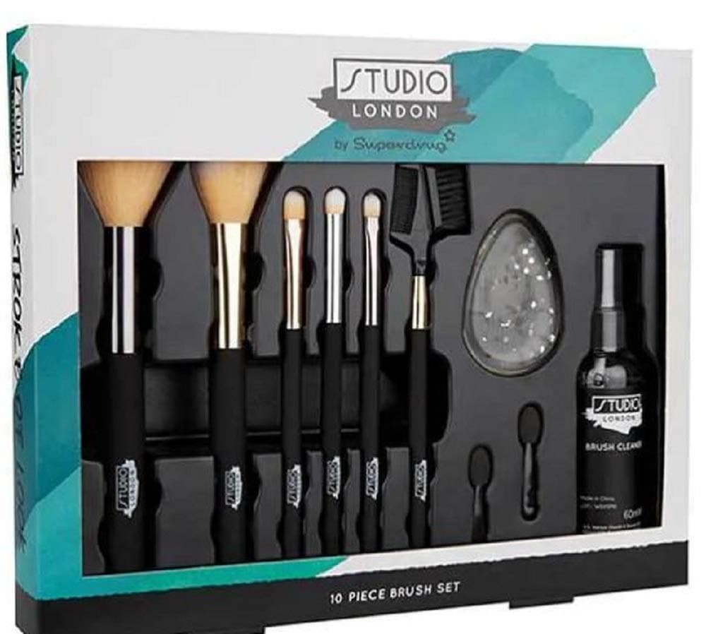 Exclusive New Studio London 10 Piece Brush Set (SOLD BY PENTA06)
