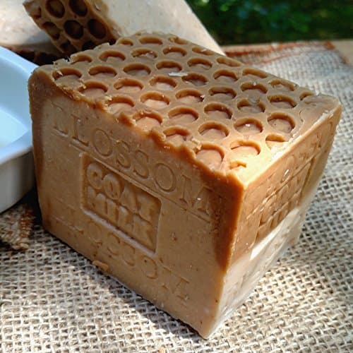 Goat's Milk Soap Aged Bar with Honey Blossom Natural Farm Fresh Milk 13 Oz.