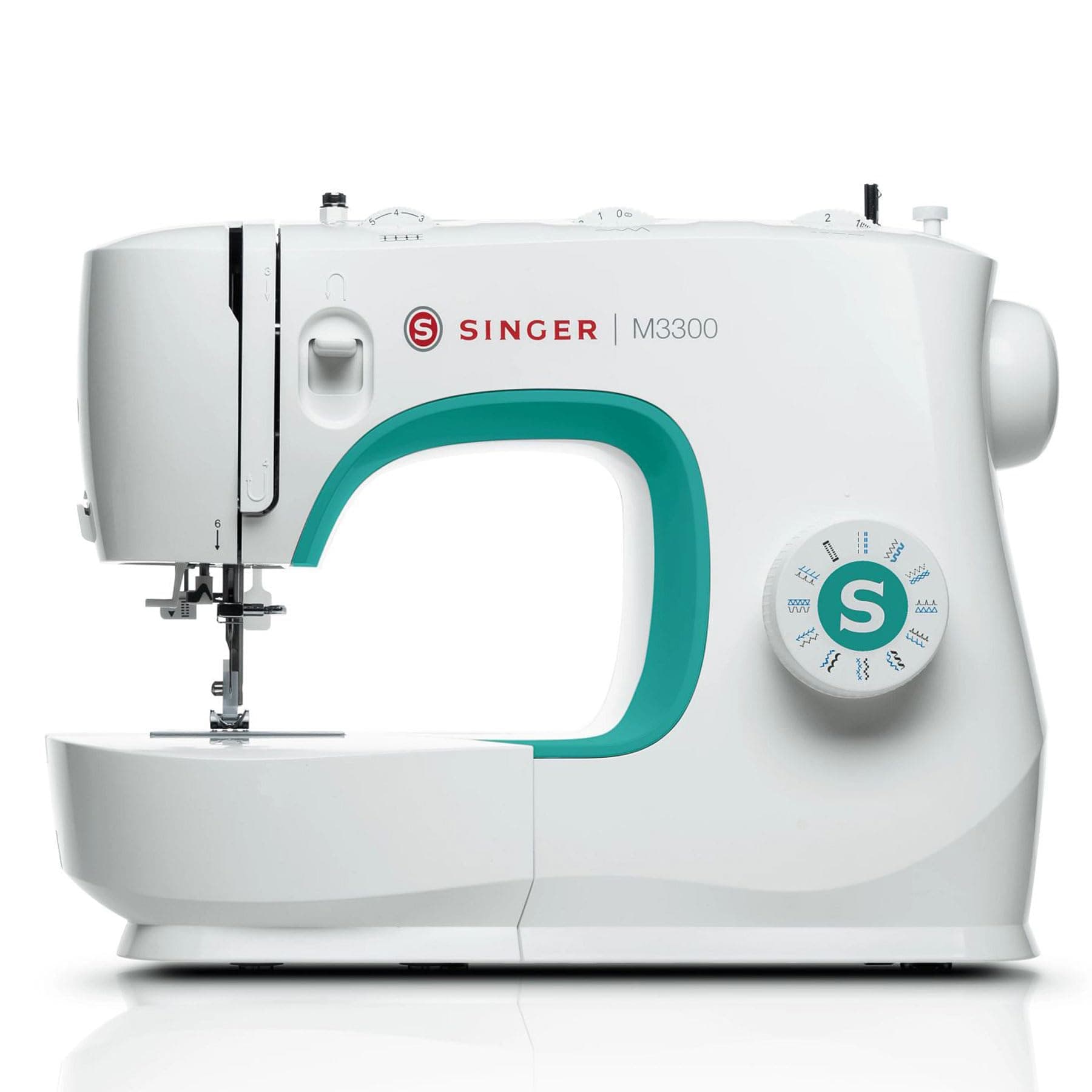 M3300 Lightweight & Portable Sewing Machine With 97 Stitch Applications, LED Light & 1-step Buttonhole | Used for Mending and Sewing