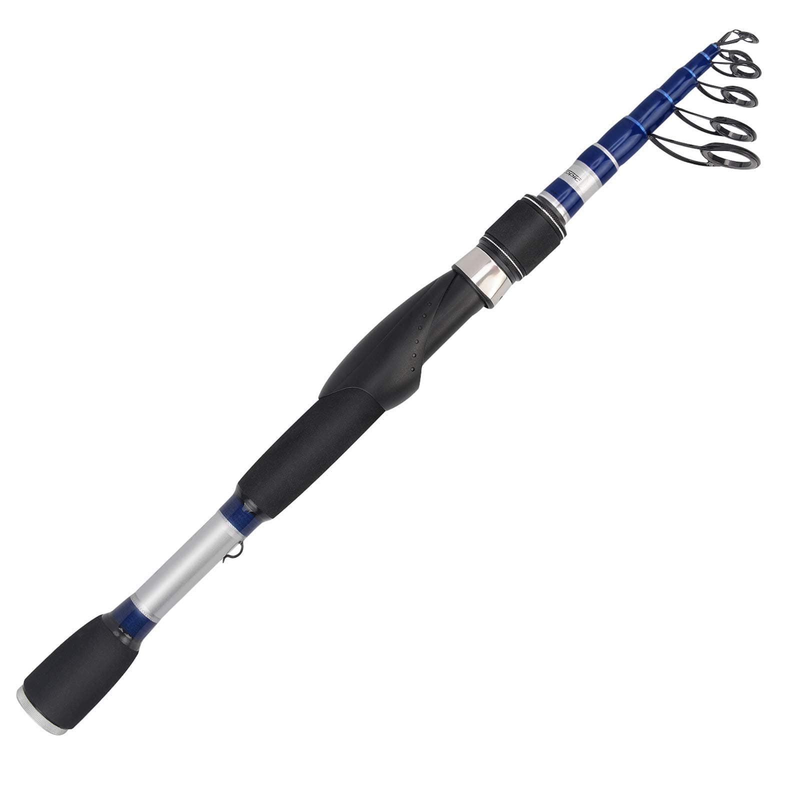 Compass Telescopic Fishing Rods and Combo, Sensitive Graphite Composite Blank, Easy to Travel, Packs to Just 17" in Length, Stainless Guides and Ceramic Rings, Combos w/ 4+1BB Spinning Reel
