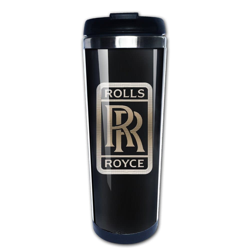 Rolls Royce Seek Logo Steel Travel Mug