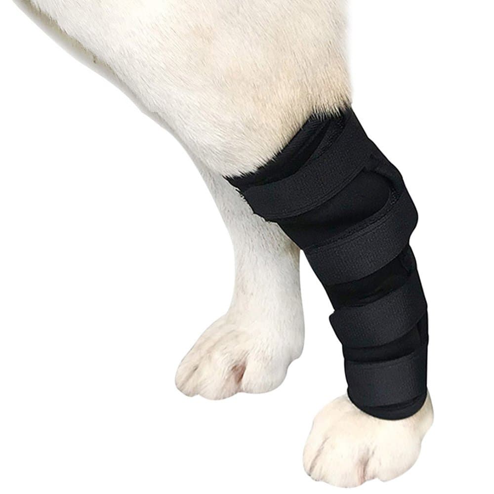 Tie langxian Pet Elbow Brace,Dog Elbow Protector,Dog Leg Brace, Dog Leg Sleeve, Pet Dogs Hind Leg Braces Elbow (2 Pack) (M)