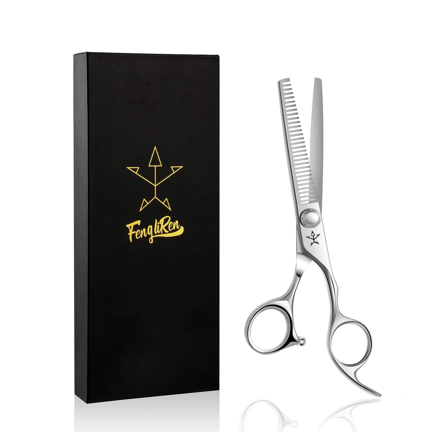High-end Professional Hair Scissors Thinning Shears Barber Hair Cutting Teeth Shears Hairdressing Texturizing Scissor 6 Inch Stainless Steel Alloy For Women Men Kids Salon Hairdresser & Home