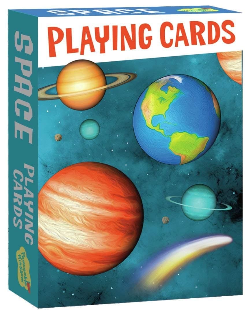 Peaceable Kingdom Solar System Playing Card Deck 52 Cards Plus 2 Jokers Box