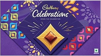 Cadbury Celebrations Assorted Chocolate Diwali Gift Pack, 144.1 gram