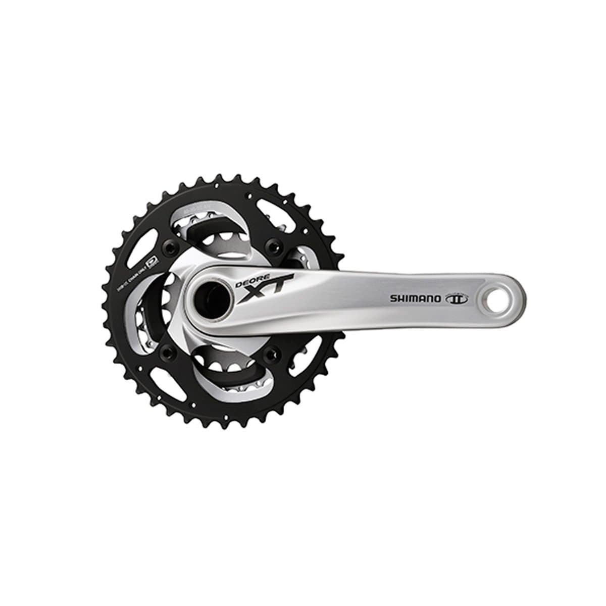 Shimano Deore XT Dyna-Sys 10 Speed Mountain Bicycle Crank Set - FC-M782 (Silver - 170)