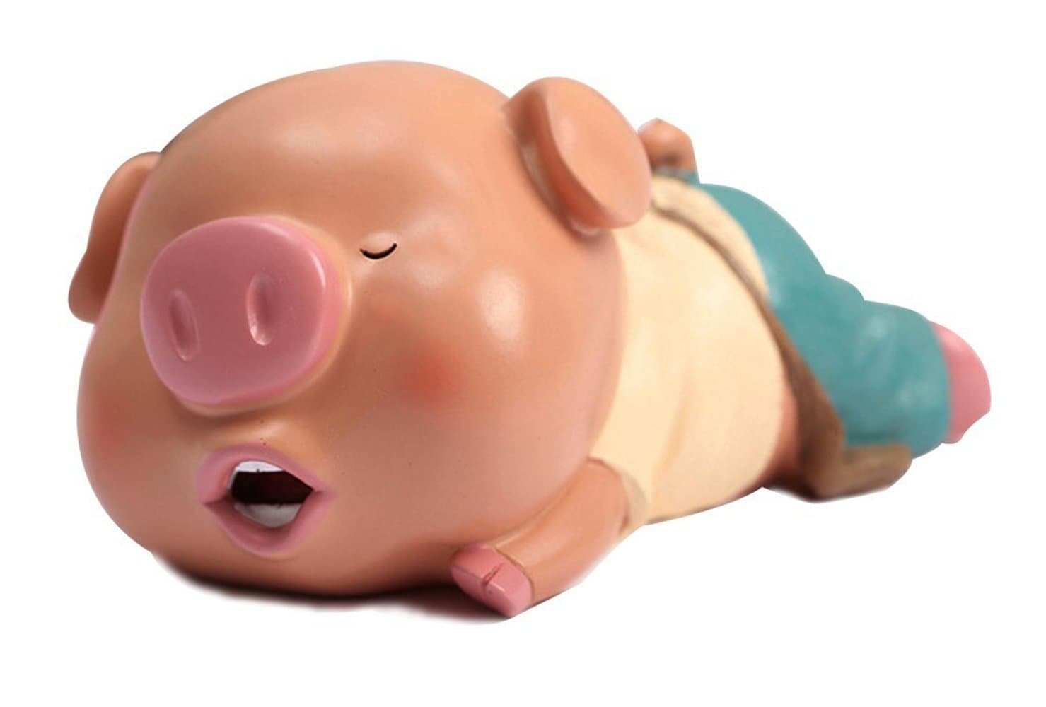 Cut Money Banky for Kids, Sleeping Pigs Ceramic Generic Cute Money Box 01