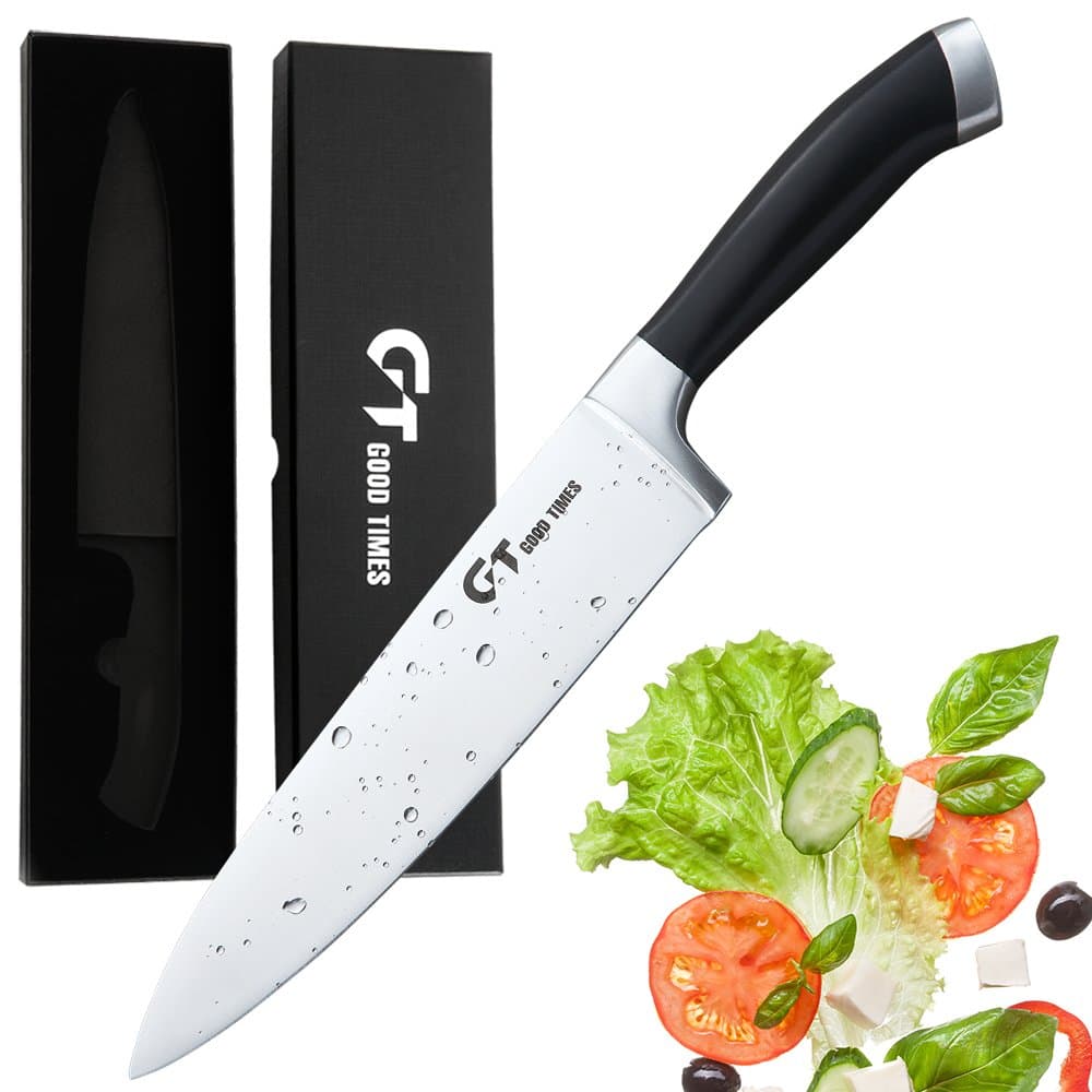 Chef's Knife Professional 8 inch High Carbon Stainless Steel Chef Knife Sharp Blade and Ergonomic Handle Kitchen Knife