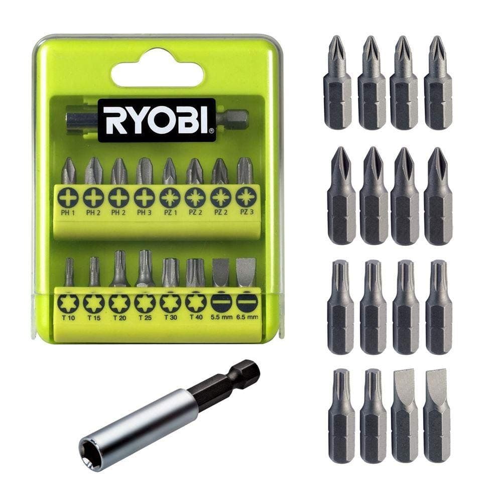 RAK17SD 17-Piece Screwdriver Bits for Versatile Applications Includes Magnetic Bit Holder for Precise Work