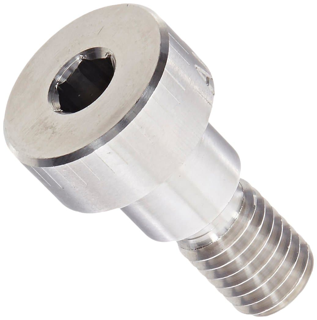 18-8 Stainless Steel Shoulder Screw, Plain Finish, Socket Head Cap, Hex Socket Drive, Standard Tolerance, Meets ASME B18.3, 3/8" Shoulder Diameter, 1/4" Shoulder Length, Partially Threaded, 5/16"-18 Threads, 1/2" Thread Length, Made in US, (Pack of 1)