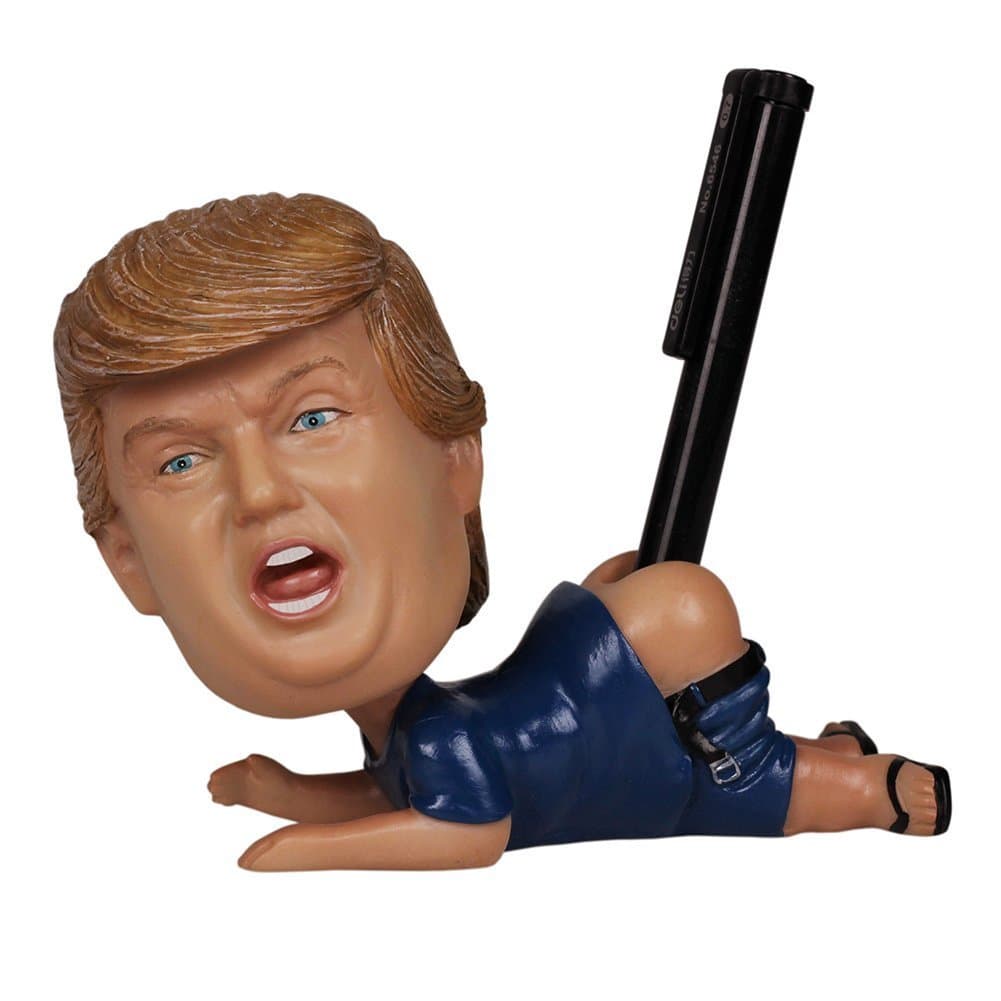 Donald Trump Pencil Holder Bobblehead Figurine,The Greatest Donald Trump funny Gag Gift.
