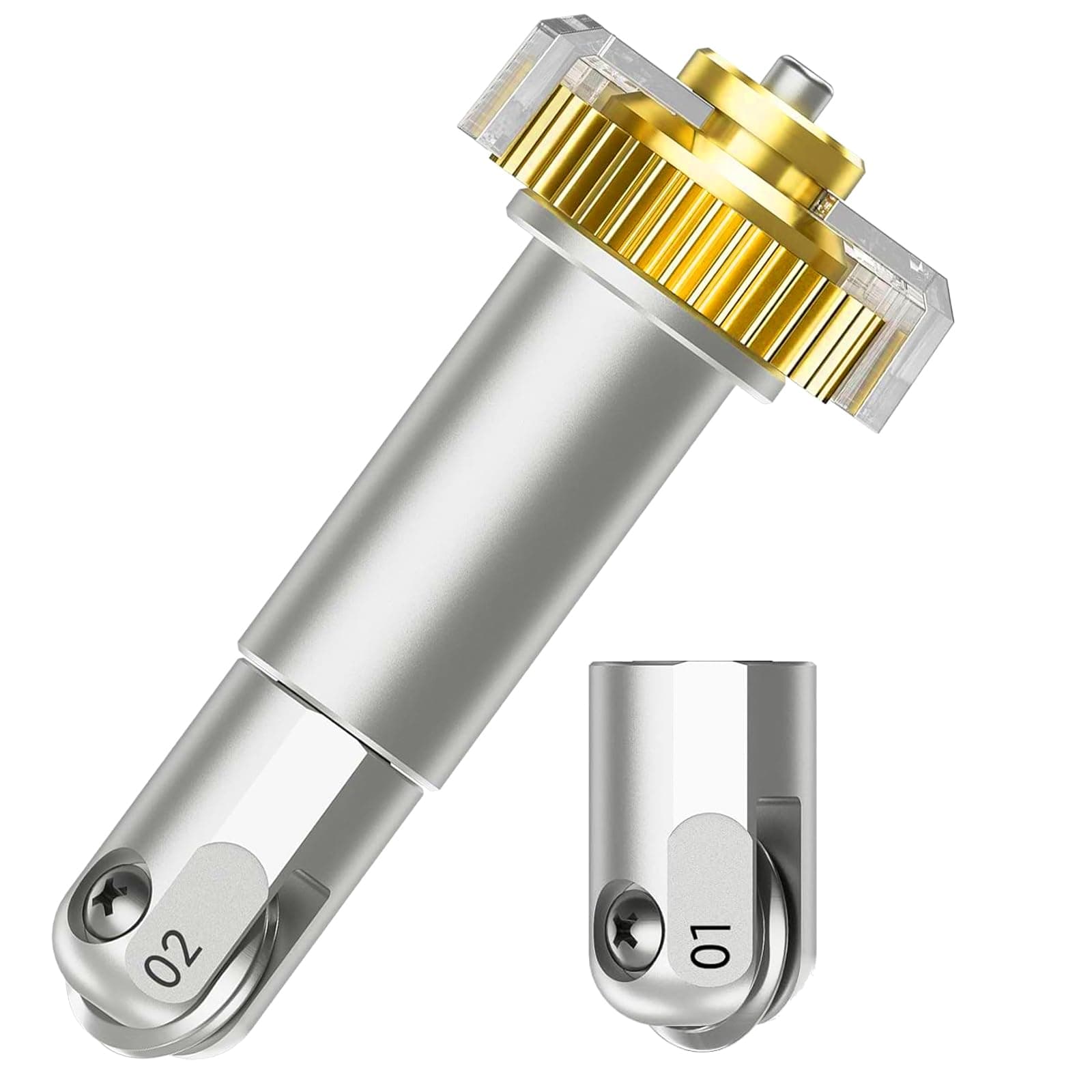 Scoring Wheel Combo Pack Tool, Scoring Wheel Compatible with Maker Machine, Single Scoring Wheel Tip+Double Scoring Wheel Tip and Drive Housing,for Making Cards,3D Home Decor Etc