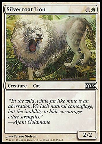 Magic: the Gathering - Silvercoat Lion (35) - Magic 2013