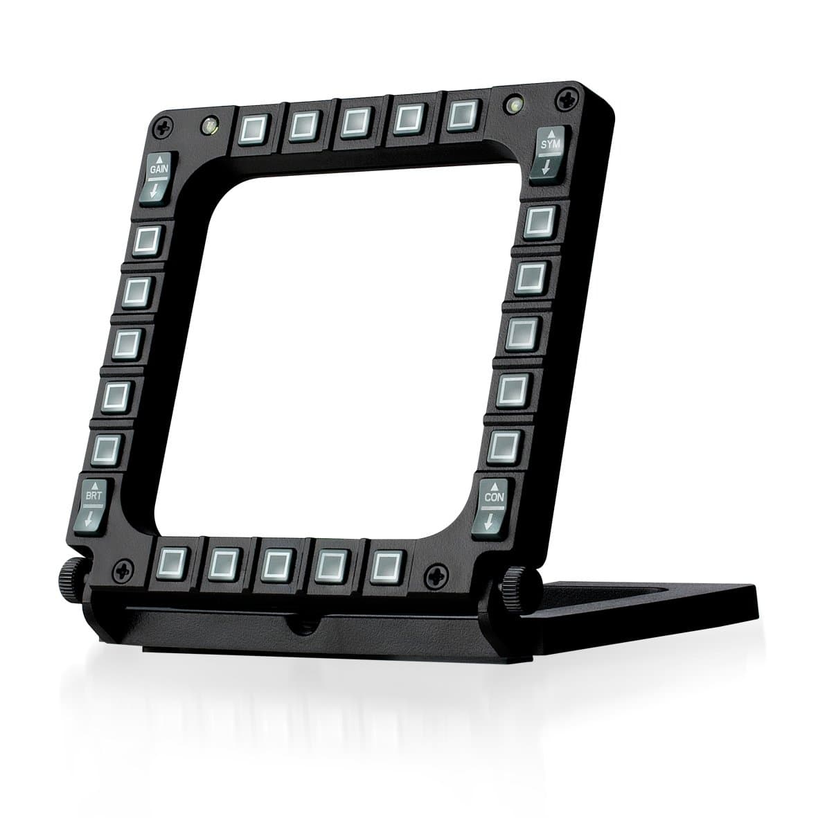 MFD Cougar Pack - Pair of Programmable USB Cockpit Panels with 20 Buttons and 4 Switches per MFD