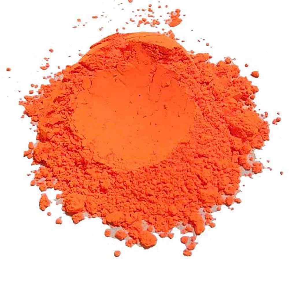 Holi powder concentrate for 2 kg holi neon UV powder pigment, blacklight pigment for paints,plastics, neon projects (Orange UV)