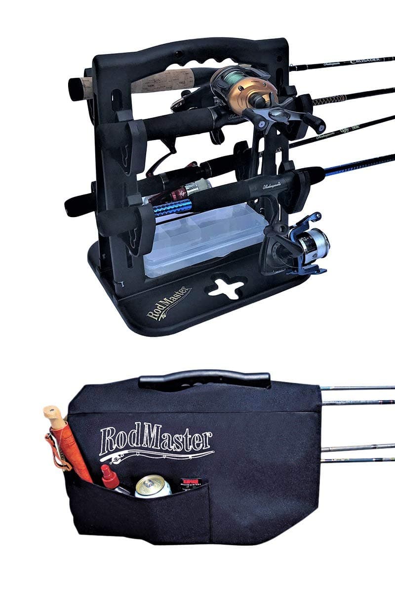 RodMaster Rod Caddy, Fishing Rod Rack with Cover