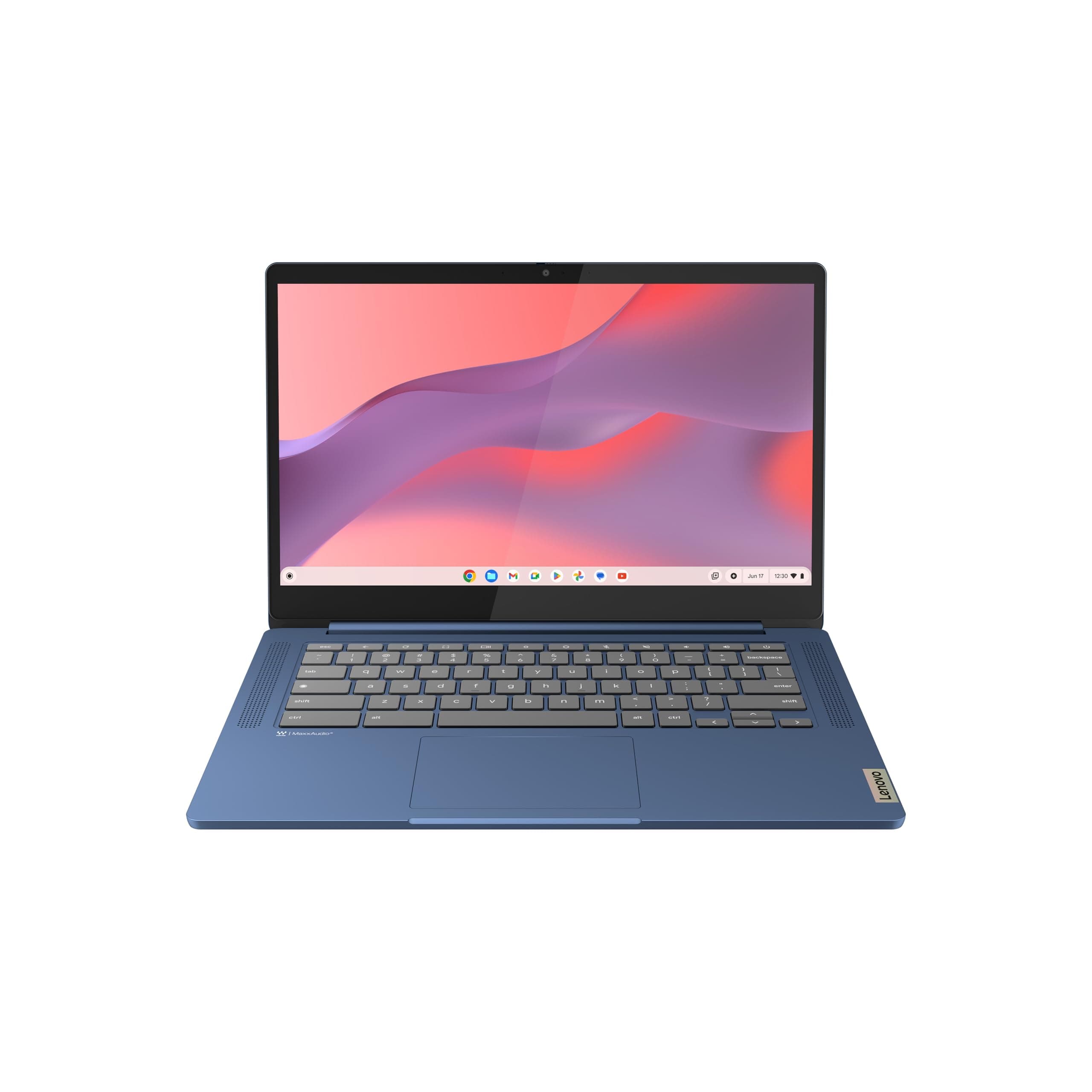 Lenovo IdeaPad Slim 3 Chromebook - 2024 - Lightweight Laptop - Waves MaxxAudio® Speakers - 14" HD Display -720p Camera - 4GB Memory - 64GB Storage - MediaTek Kompanio 520 - Abyss Blue