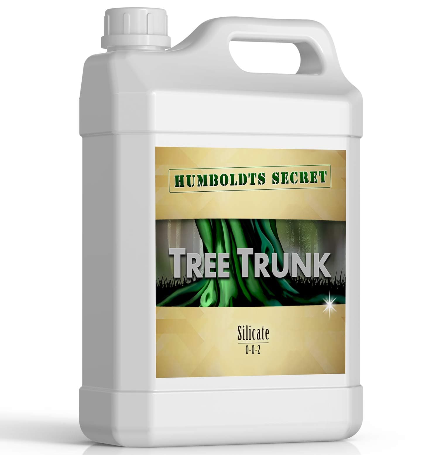 Humboldts Secret Tree Trunk | Potassium Silicate Additive | Liquid Fertilizer for Thicker Stalks, Stress Resistance & Branch Development | Indoor & Outdoor Plant Food, Hydroponic Nutrients, 1 Gallon