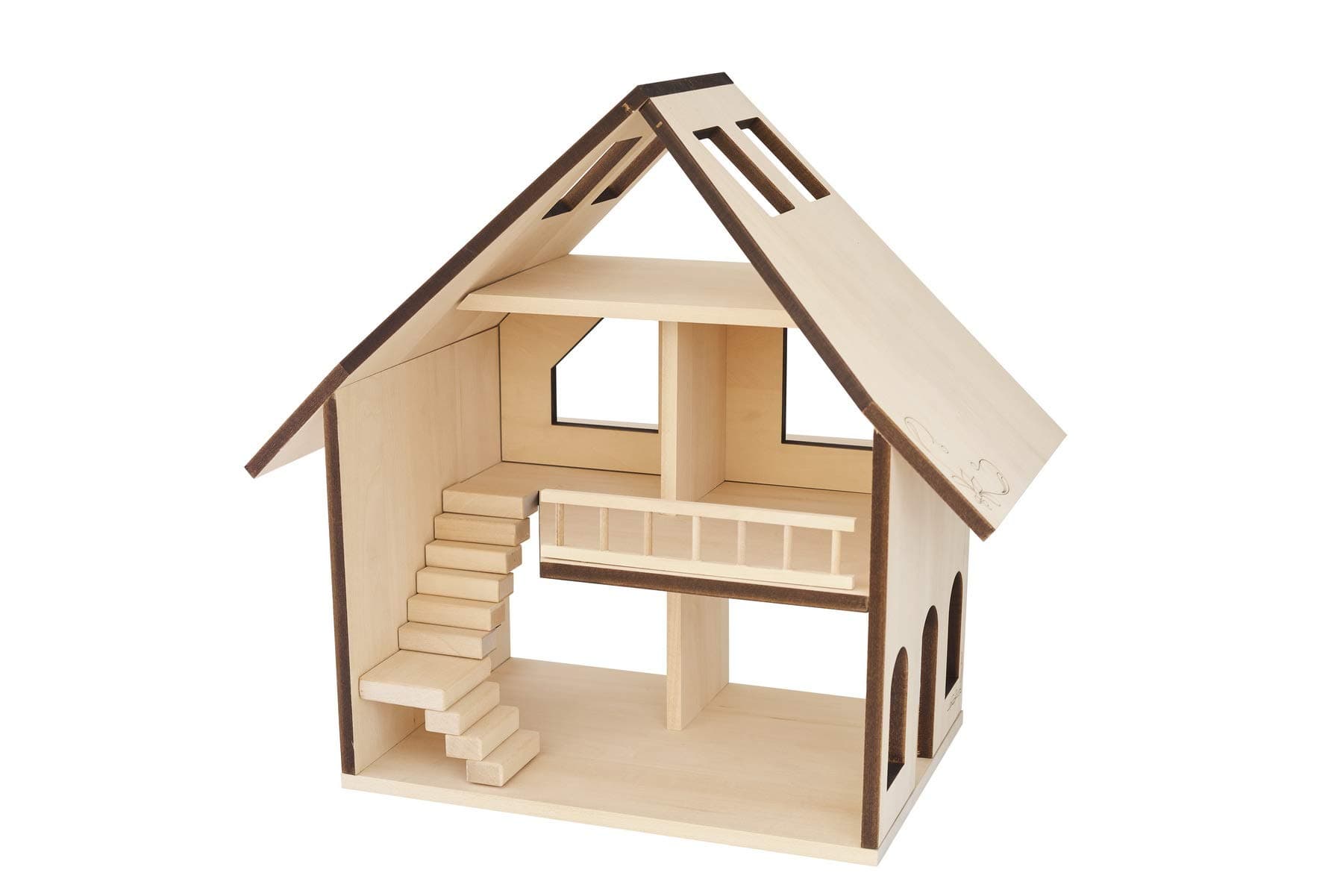 Educational Toys for Kids - Developmental Games for a Little Toddler Girl. Wooden Dollhouse is DIY kit for pre Kindergarten Age 4 preschoolers 3 Year Old Girls and up. Invest in Your Child.