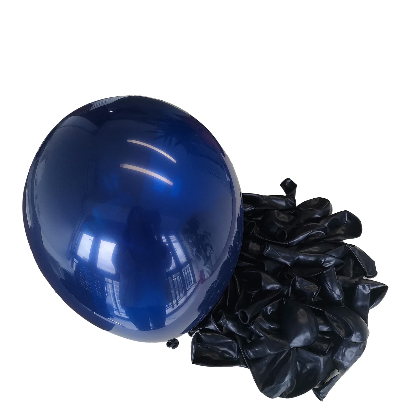 Navy Blue Balloons Set, 50 Pieces Dark Blue Balloon Deep Blue Latex Party Balloons for Birthday, Baby Shower