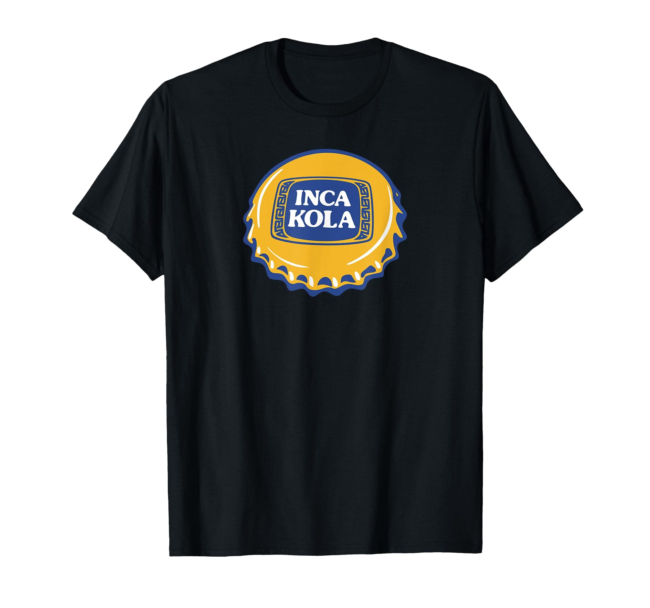 Polo Inca Kola Yellow Blue Unisex Refresh Soda Logo Peru T-Shirt