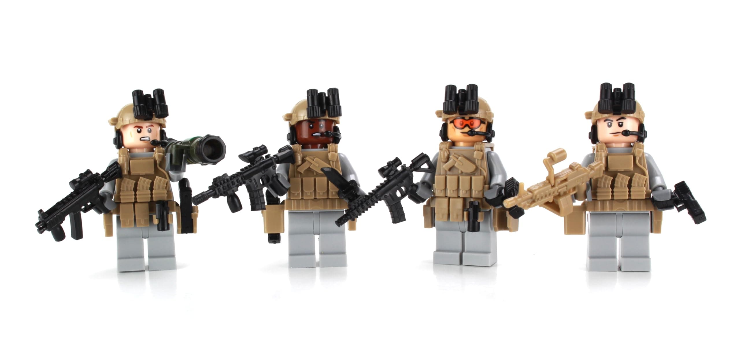 Custom Special Forces Army Rangers Custom Minifigure Compatible with Lego® Bricks | 90% Gear Made in The USA | Genuine Military Minifig | 1.6 Inches Tall | Ages 10+ to AFOL